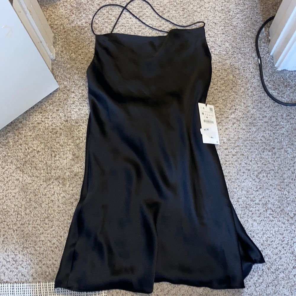 Zara black dress